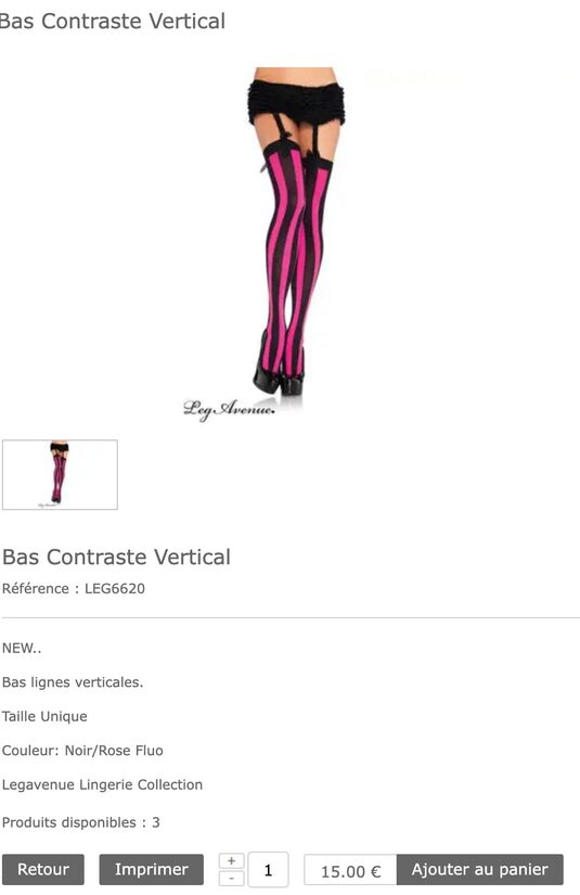 LEG6620 Bas contraste vertical